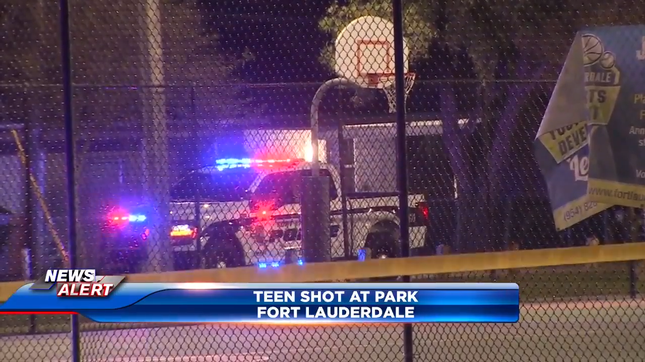 Teen hospitalized after shooting at park in Fort Lauderdale - WSVN 7News | Miami News, Weather, Sports