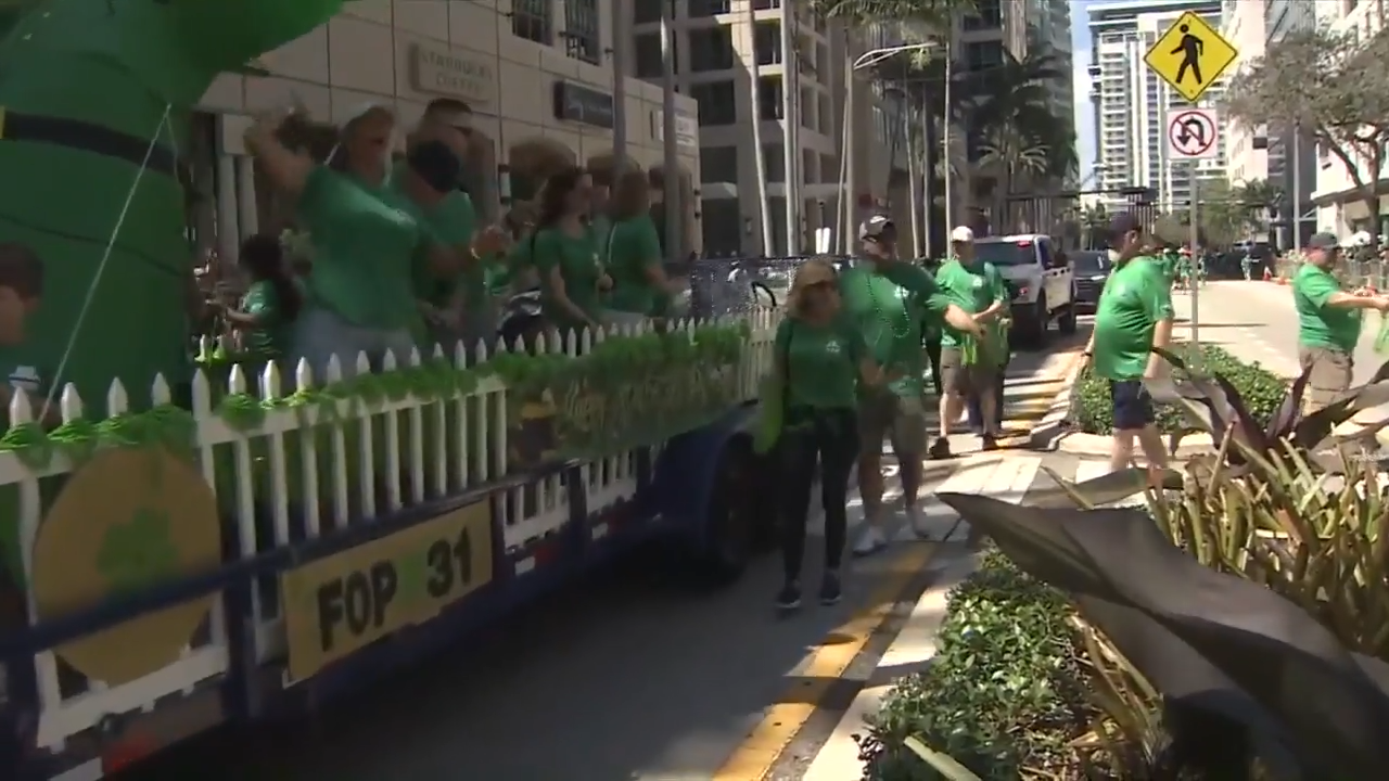 St. Patrick Day parades take place in Fort Lauderdale, Coral Gables, festivities bring food, live music, and fun - WSVN 7News | Miami News, Weather, Sports