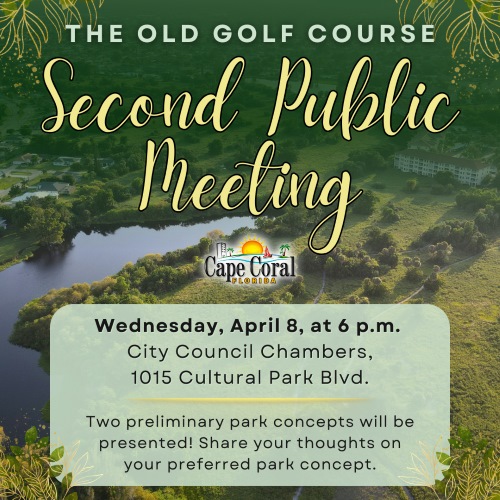 Second Public Meeting on Old Golf Course Set for April 8