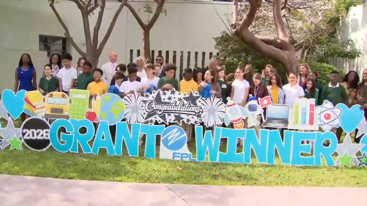 Sunrise Middle receives $50,000 from FPL in Fort Lauderdale to help ignite passion for STEM in students - WSVN 7News | Miami News, Weather, Sports
