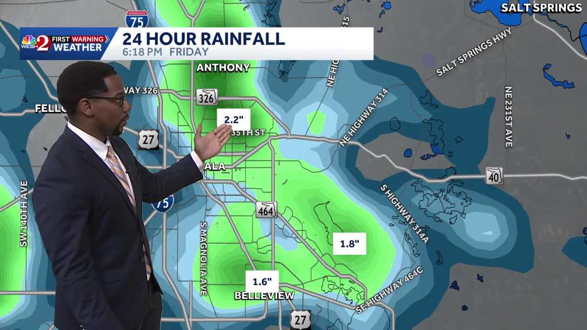 Hot Workweek Finish Spawns Strong Storms in Central Florida