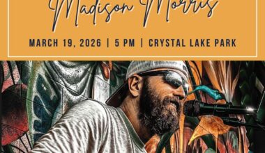 Free Concert at Crystal Lake Park Set for March 19