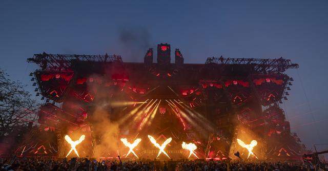 Excision performs during Ultra Music Festival’s 26th anniversary at Bayfront Park on Saturday, March 28, 2026, in downtown Miami, Fla.