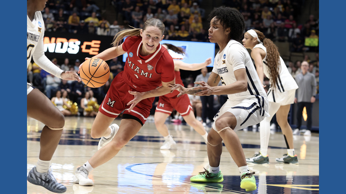 Shaw, Cooke help West Virginia roll over Miami (Ohio) 82-54 in women's NCAA Tournament