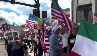 Hundreds gather in Orlando to support freedom in Iran
