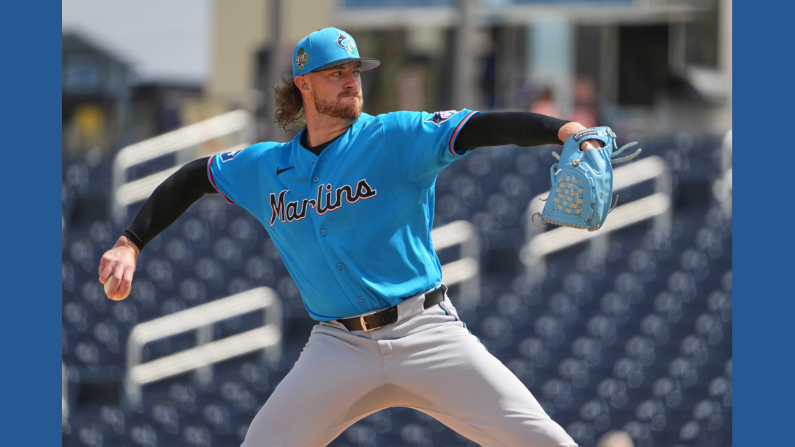Marlins option left-hander Garrett to Triple-A Jacksonville, leaving Junk as team's fifth starter