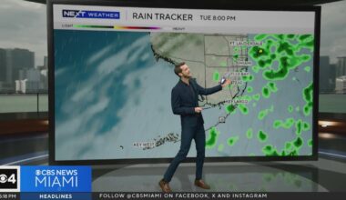 Marginal risk for severe storms tonight in South Florida: Cooler temps and showers ahead