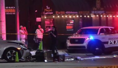 Man and woman hospitalized after Hialeah crash involving car and scooter – NBC 6 South Florida