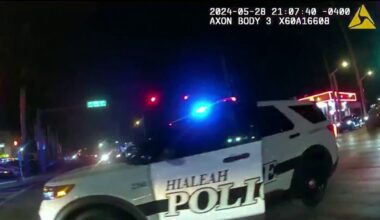 New video shows Hialeah officer shoot man who allegedly drove stolen car at him – NBC 6 South Florida