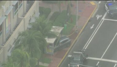 3 hospitalized after car crashes into bus stop in Miami Beach, officials say – NBC 6 South Florida