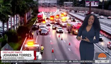 Crash shuts down lanes on I-95 southbound at Miami Gardens Drive – NBC 6 South Florida