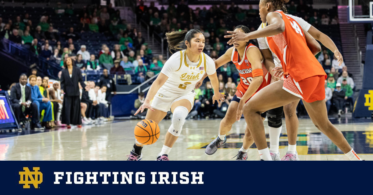 ND Women's Basketball Faces Miami in First 2026 ACC Tournament Game