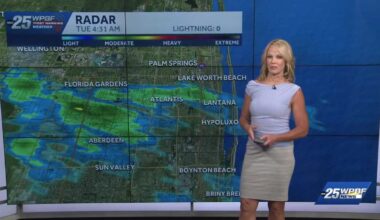 Morning Coastal Showers, then Partly Cloudy for South Florida