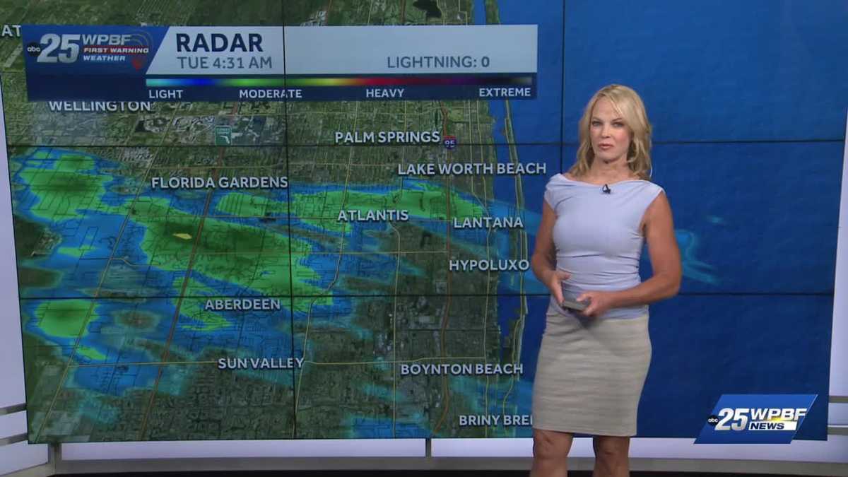 Morning Coastal Showers, then Partly Cloudy for South Florida