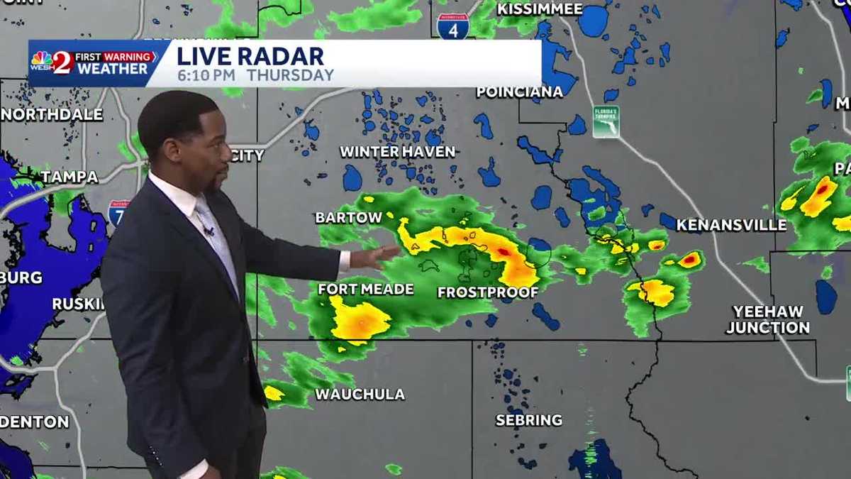 Much Needed Rain Cruises Into Central Florida Today & This Weekend