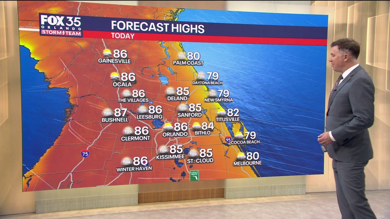 Orlando AM Weather Forecast: More warm temps ahead