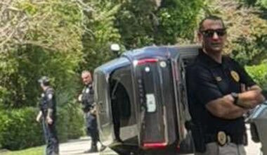 Tiger Woods Involved In Rollover Crash In Florida