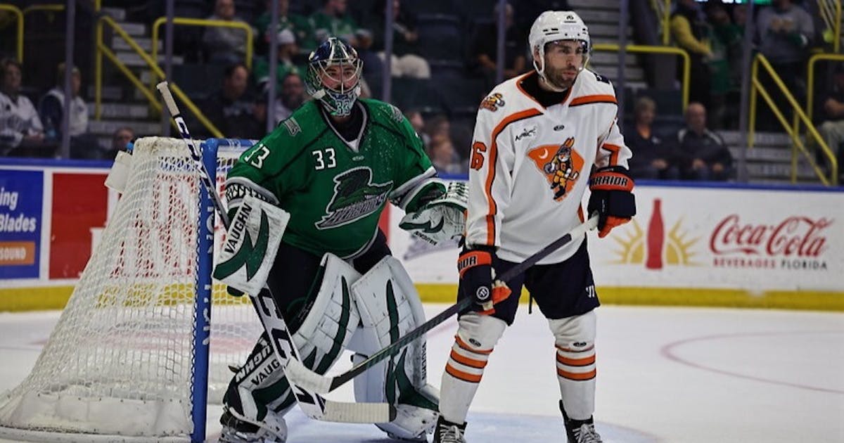 Florida Everblades | Johnson's 27-Save Shutout Leads Florida Past Greenville 3-0