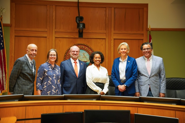 Group portrait of Tampa City Council members