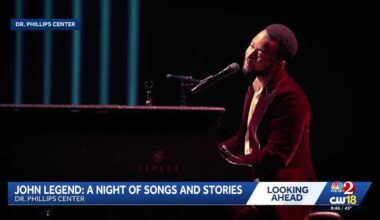 John Legend's “A Night of Songs & Stories” is in Orlando Thursday