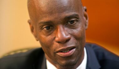 Haiti's former president Jovenel Moise.