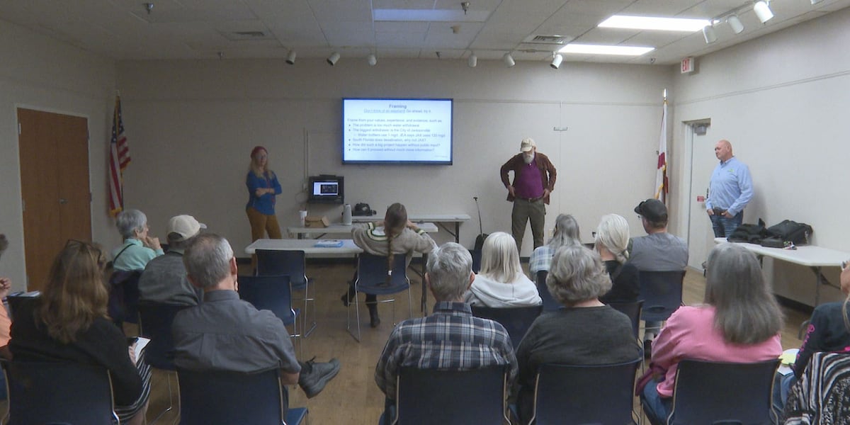 Residents raise concerns over Water First North Florida project impacting Suwannee River