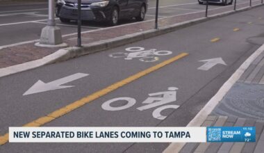 New separated bike lanes coming to downtown Tampa to help clear up congestion, add connectivity
