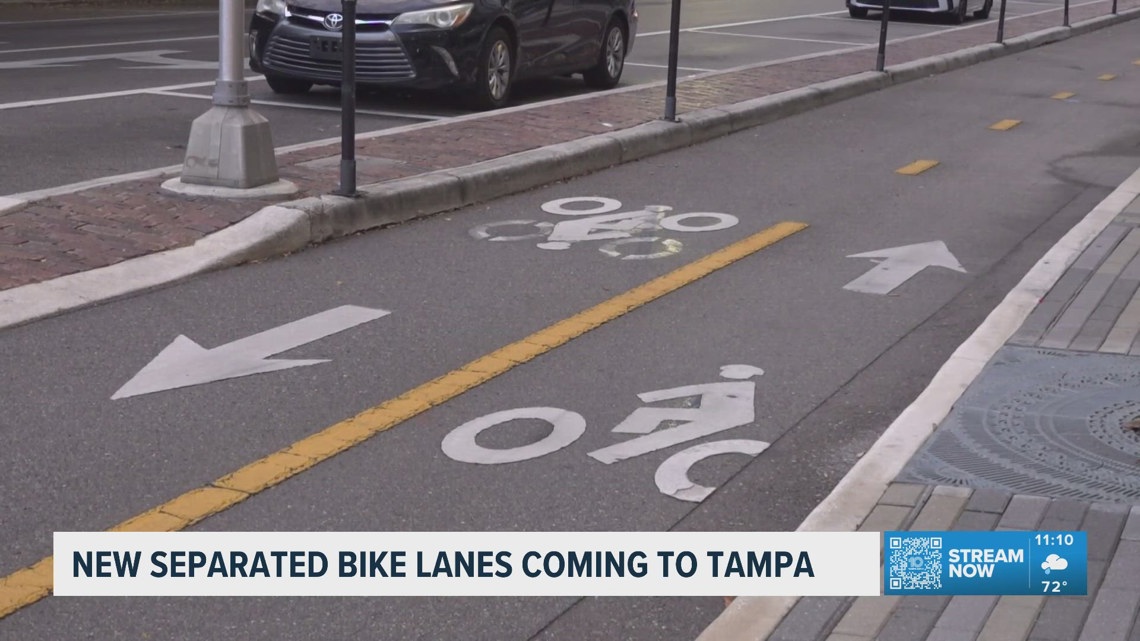 New separated bike lanes coming to downtown Tampa to help clear up congestion, add connectivity