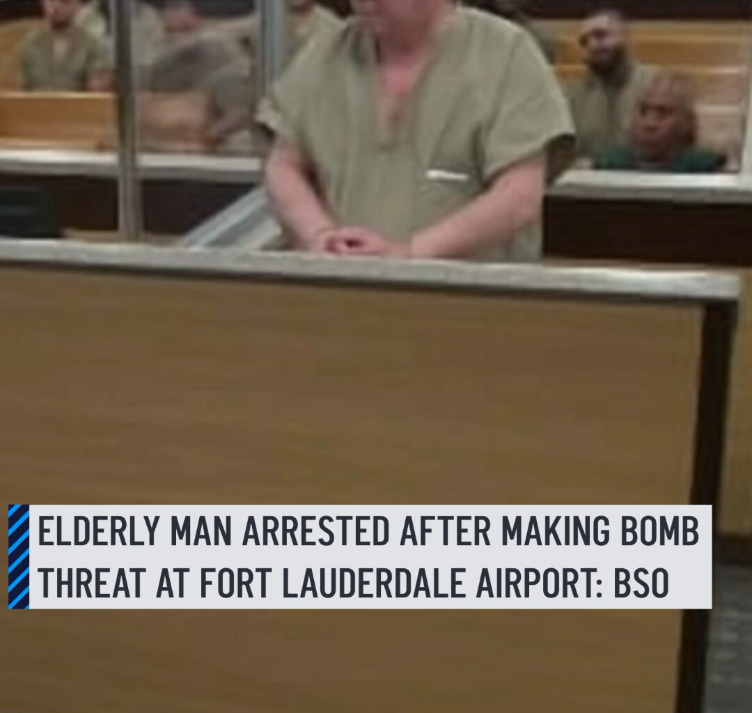 A man accused of making a bomb threat at Fort Lauderdale-Hollywood International Airport on Sunday has been arrested, deputies said. Deputies said that just before 10 a.m., they received reports of a bomb threat at Terminal Four on a JetBlue plane. More details: http://on.nbc6.com/urc3tDf #threat #jetblue #airport #florida #arrest