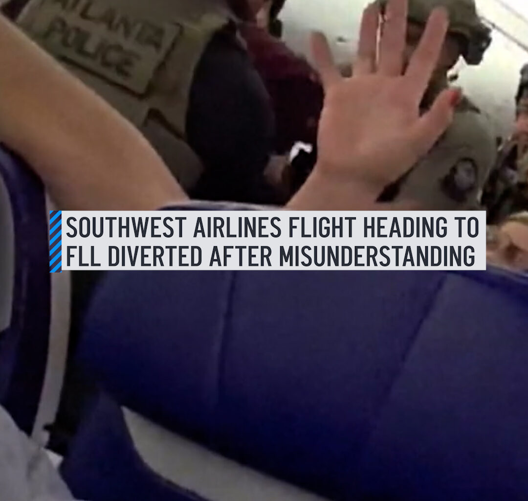 A Southwest Airlines flight that was heading to Fort Lauderdale-Hollywood International Airport on Friday night was diverted to Georgia after a passenger misunderstanding, airline officials said. NBC News reported that the incident was a misunderstanding, and that the passenger had set a timer on his phone so that he can pray for Ramadan. More details here: http://on.nbc6.com/3CjX5Ww #airport #nbcnews #airplane
