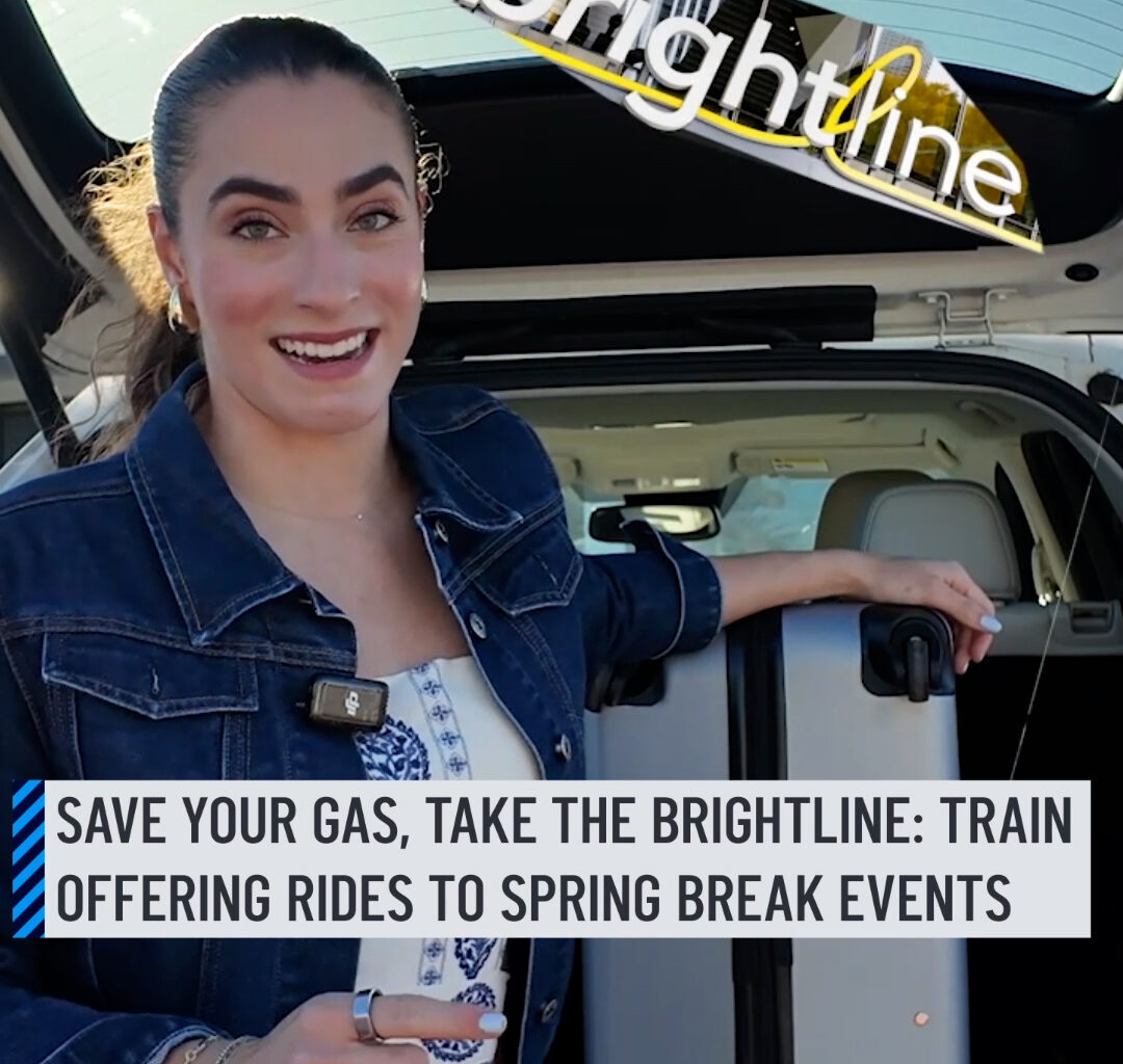 Just in time for spring break, Brightline is offering rides to some of the best events in South Florida. From Ultra Music Festival, to the Miami Open, you can save your gas and take the train to these events. #miami #train #brightline #springbreak