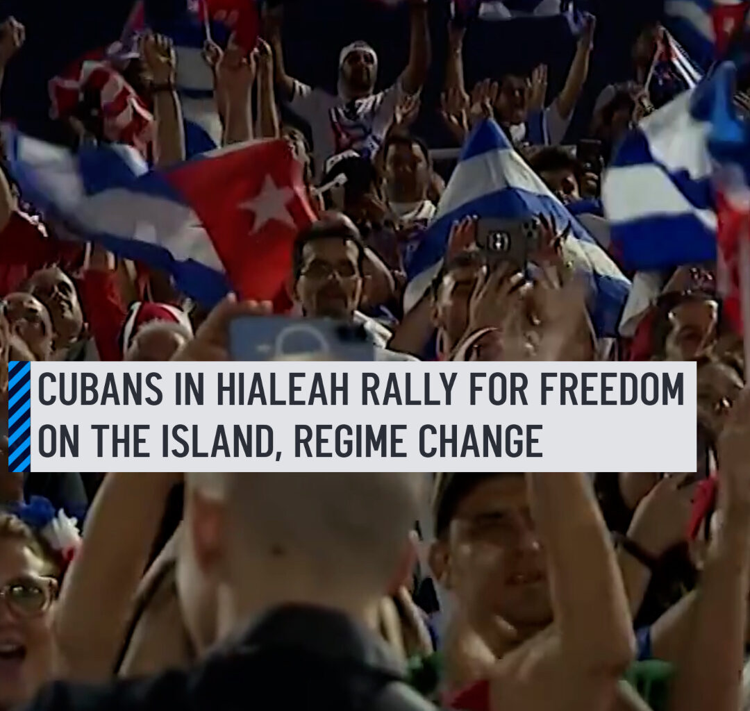 Cubans in South Florida stood in solidarity with the people on the island as they struggle under a severe energy crisis and pressure from the Trump administration to ends its decades of communist rule.⁠
⁠
At Milander Park in Hialeah, people rallied for freedom on the island.⁠
⁠
#cuba #hialeah #freedom #change