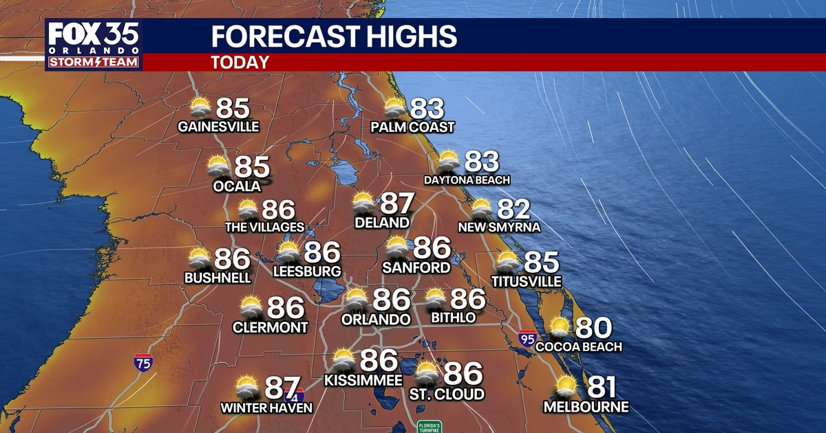 Orlando weather: Foggy start, summer-like heat and evening storms ahead