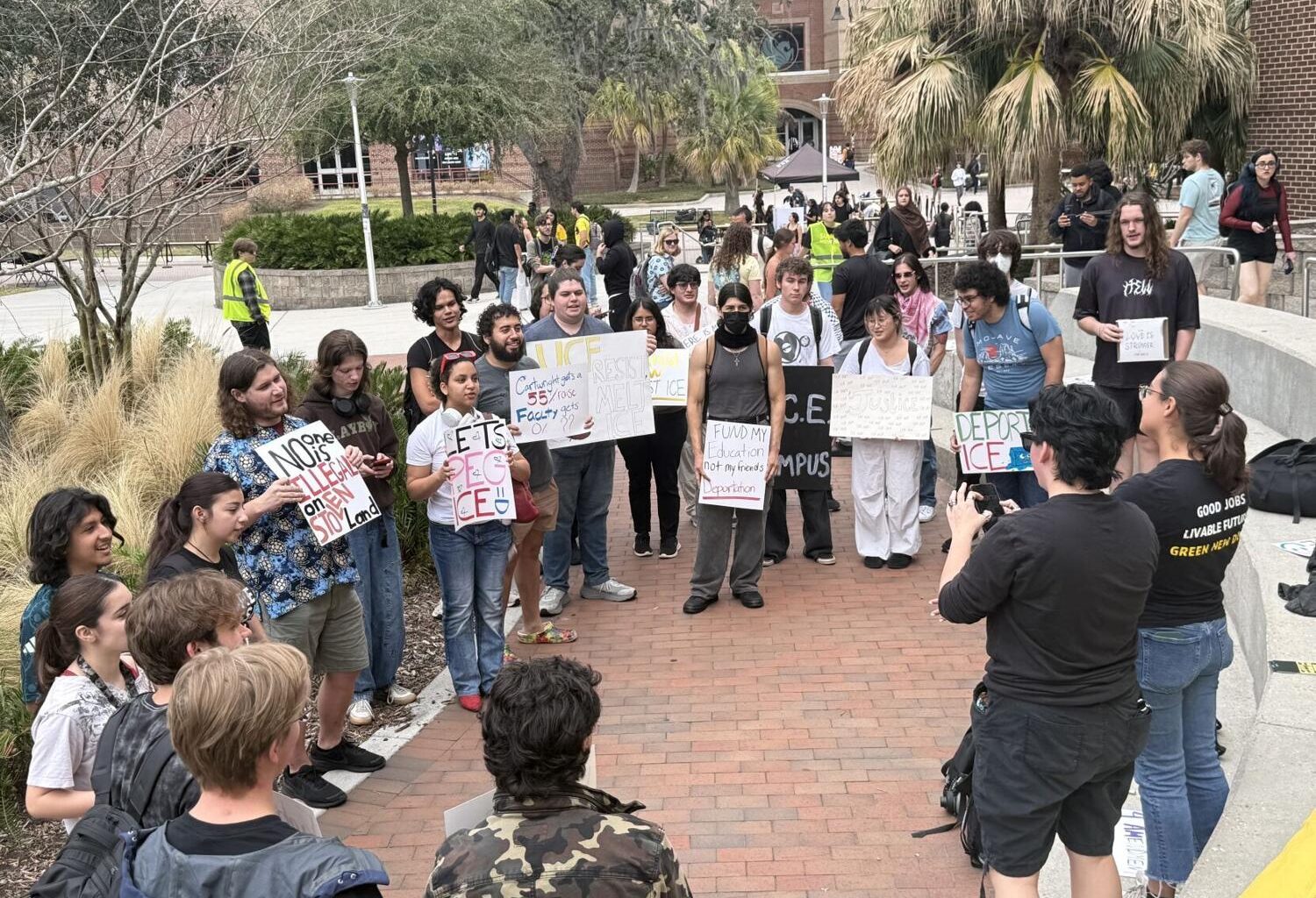 Sunrise UCF holds anti-ICE rally, promising action ahead of April student strike | News