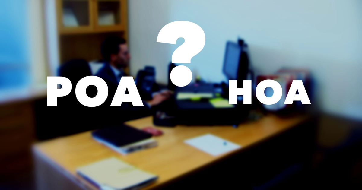 Differences between an HOA and a POA | WINK Listens