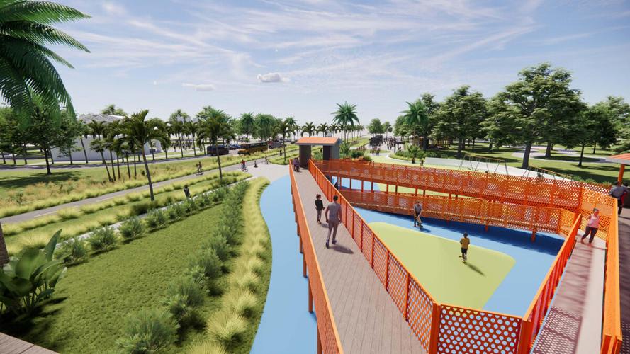 Bonita Estero Rail Trail play area concept