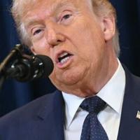 US President Donald Trump speaks during a press conference at Trump National Doral in Miami, Florida | News