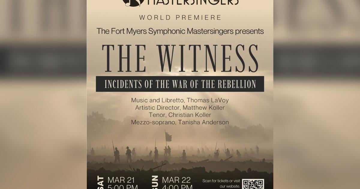 Fort Myers Symphonic Master Singers to perform cantata based on Civil War memoir | Lee County