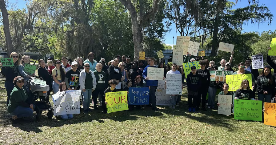 Teachers, families rally as Hillsborough looks to close Pizzo K-8 | Hillsborough County