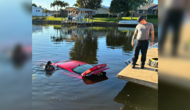 Car found submerged in Cape Coral canal; No victims found | Lee County