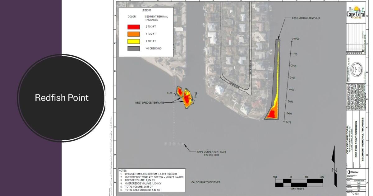 Redfish Point dredging underway as Cape Coral tackles 400-mile project | Lee County