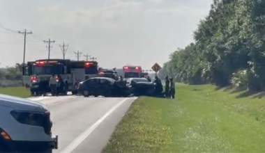 Two-vehicle crash with injuries shuts down Corkscrew Road, impacting traffic | Lee County