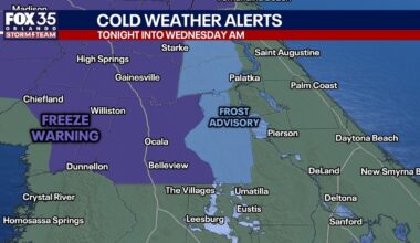 How cold will it get tonight in Orlando? Forecast, timeline, records