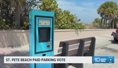 St. Pete Beach will be voting on a parking fee hike