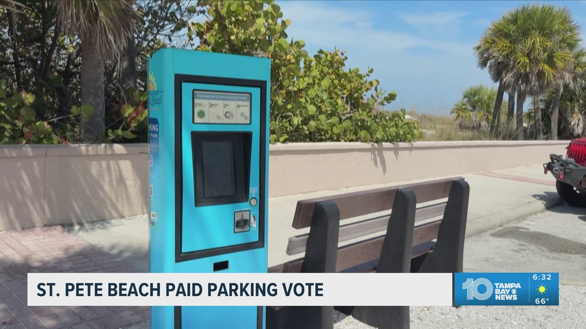 St. Pete Beach will be voting on a parking fee hike