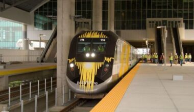Travelers turn to Brightline trains as airport lines, gas prices rise