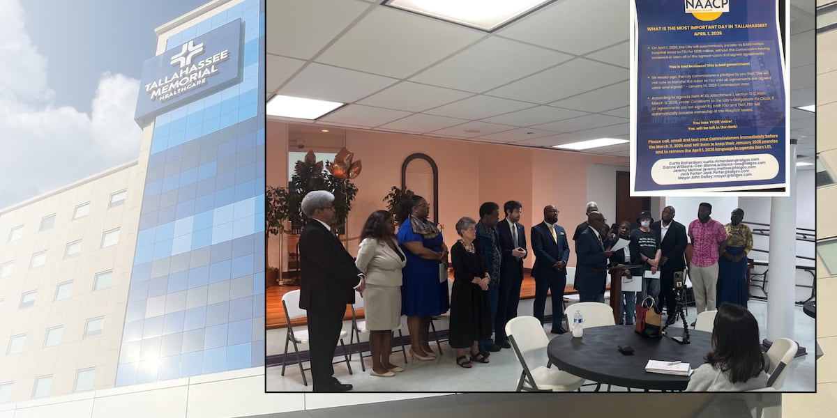Tallahassee NAACP speaks out against ‘automatic transfer’ of TMH, says it does not protect community interests
