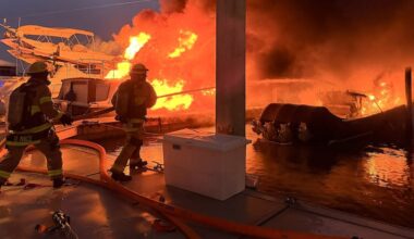 Multi-vessel fire at Tampa country club