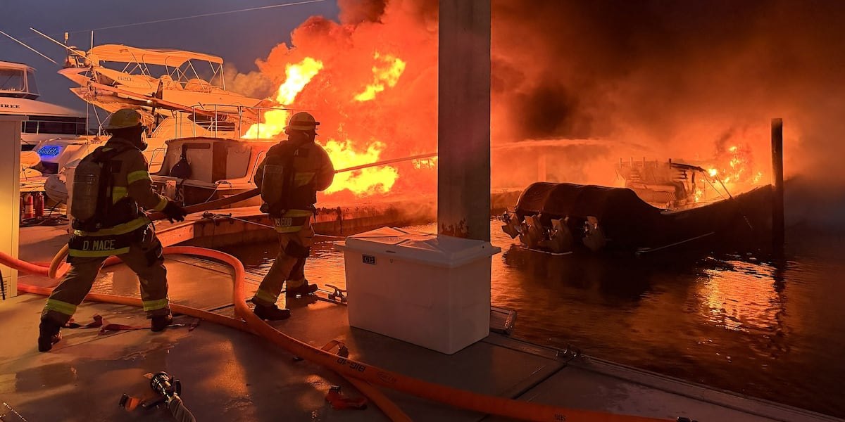 Multi-vessel fire at Tampa country club