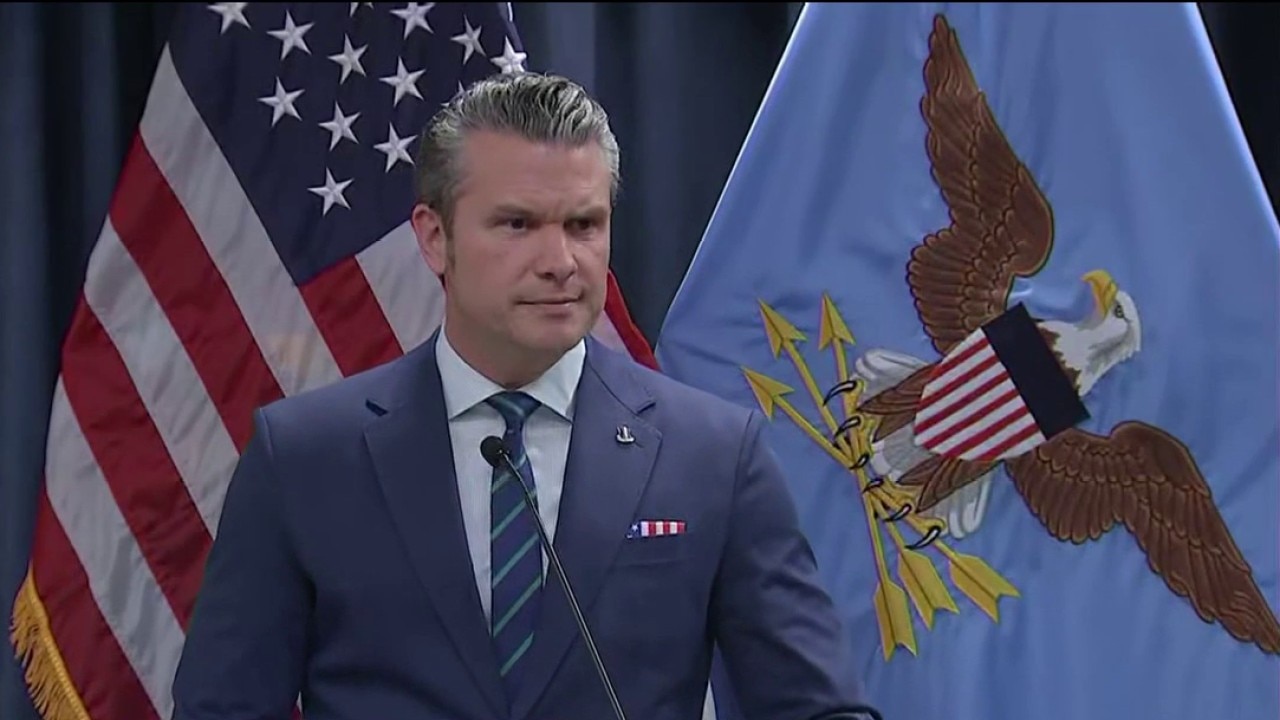 Defense secretary gives Iran War update from Tampa